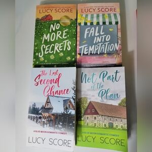 Set of Four Blue Moon Romantic Comedy Books